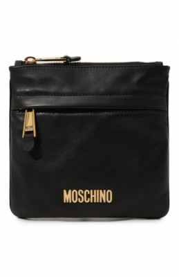 Кожаная сумка Moschino